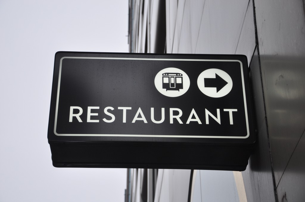 restaurant sign