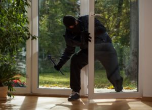 robber breaking into house