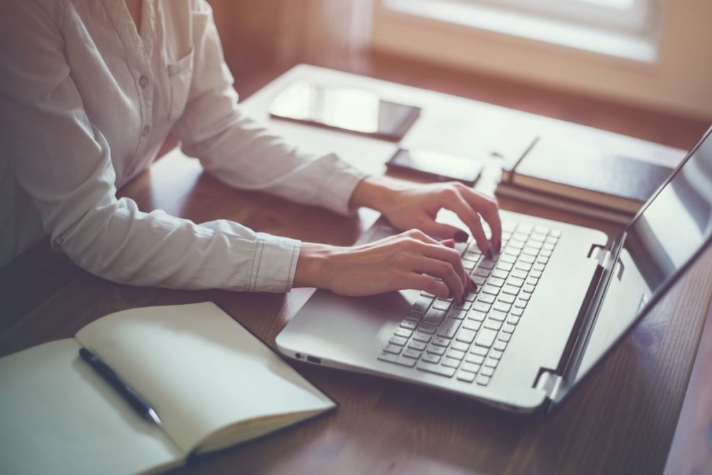 remote work laptop